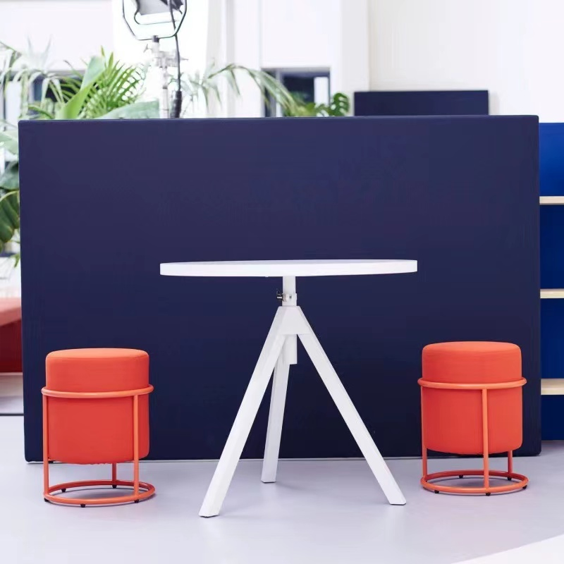 Modern Living Room Sofa Chair Velvet Hotel Bedroom Office Make-up Fabric Ottoman