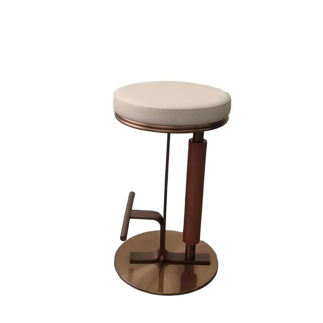 Italian Minimalist Bar Chair Bar Stool Coffee Shop High Stool