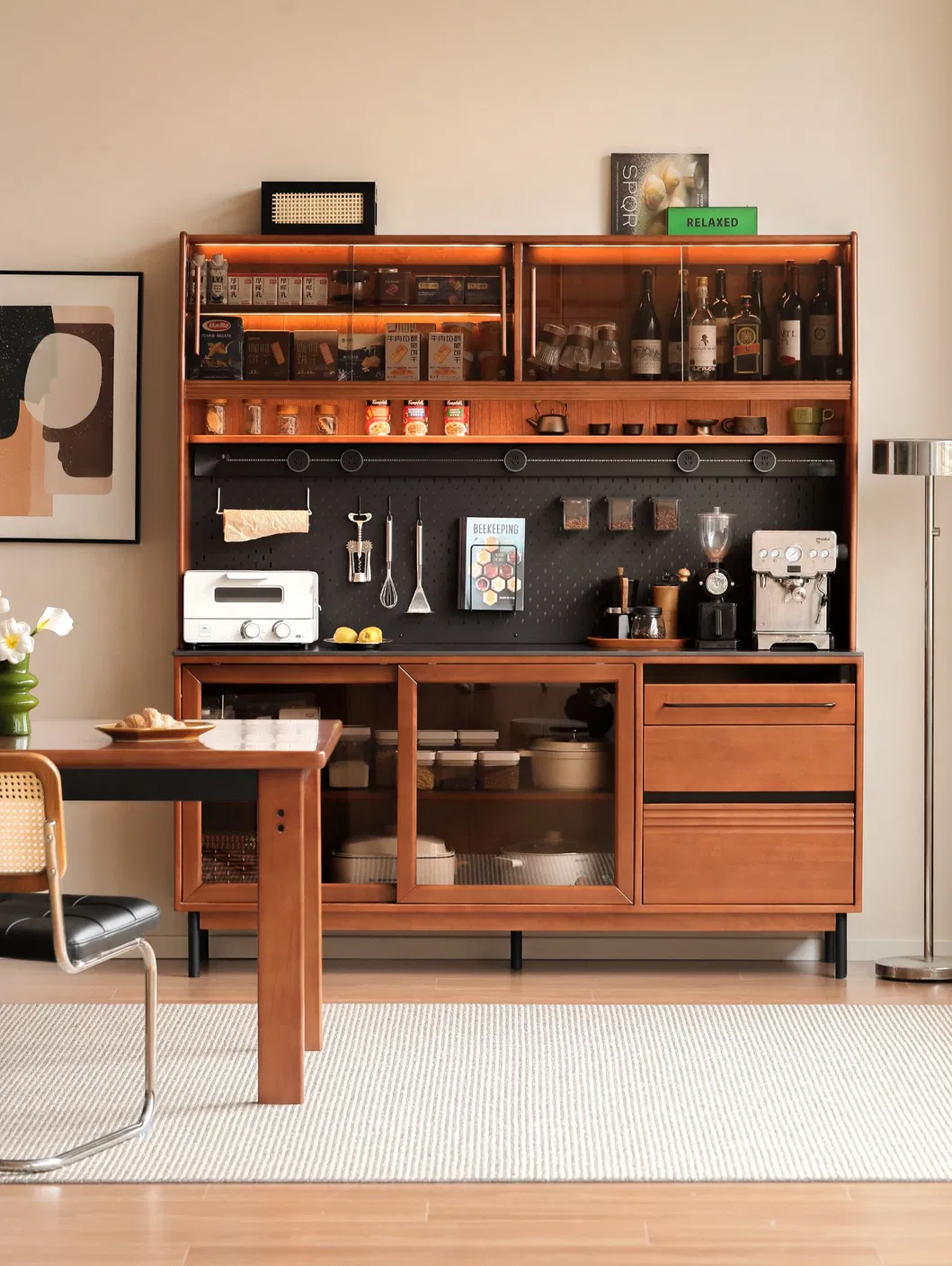Modern Black Sideboard View 3