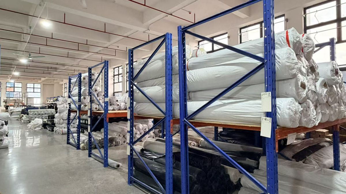 Raw materials for furniture manufacturing at Captain Living factory