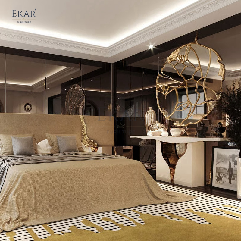 Contemporary Luxury Console Table New Design with Marble Finish for Entry Villa Living Room Bedroom Hotel Home Furniture