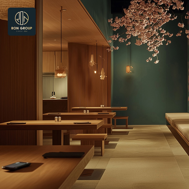 Retro European Coffee Cafe Shop Sqaure Solid Wood Customized Buffet Hotel Restaurant Furniture Commercial Table