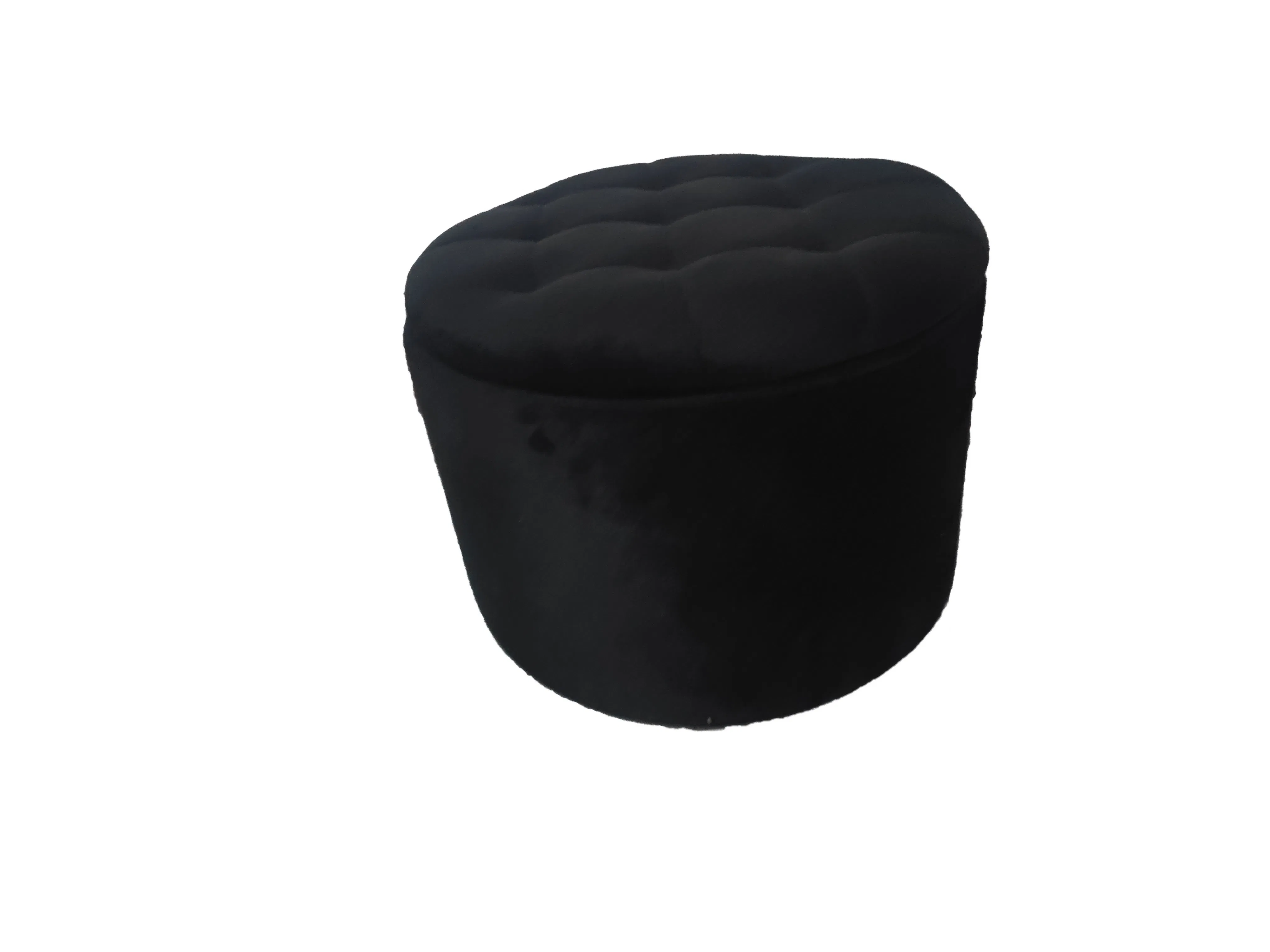 Factory Outlet Velvet Footstool Ottoman for Elegant Home Decor