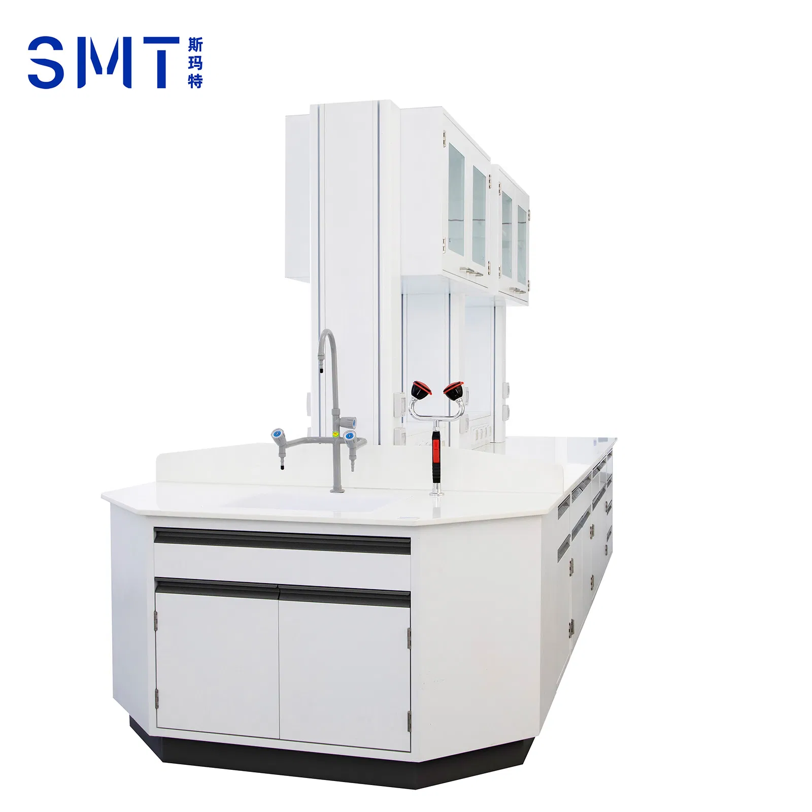 High Strength Chemical-Resistant PP Modular Mobile Customization Anti-Vibration Lab Workbench