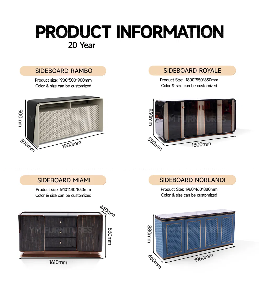 Luxury Sideboard Cabinet Details
