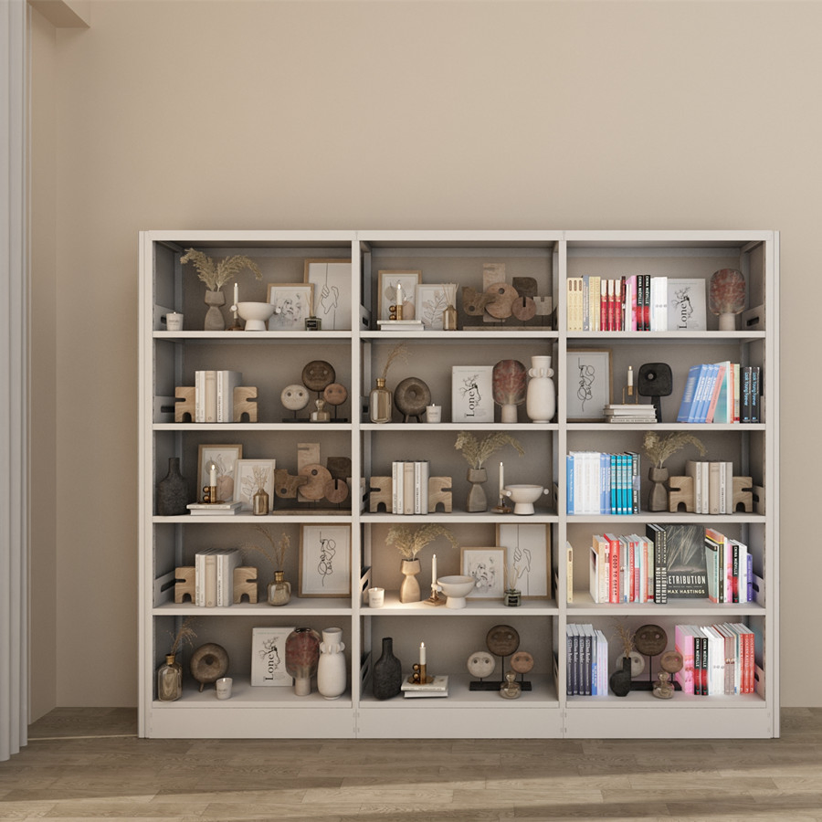 Cold Rolled Steel School Furniture Library Bookshelf