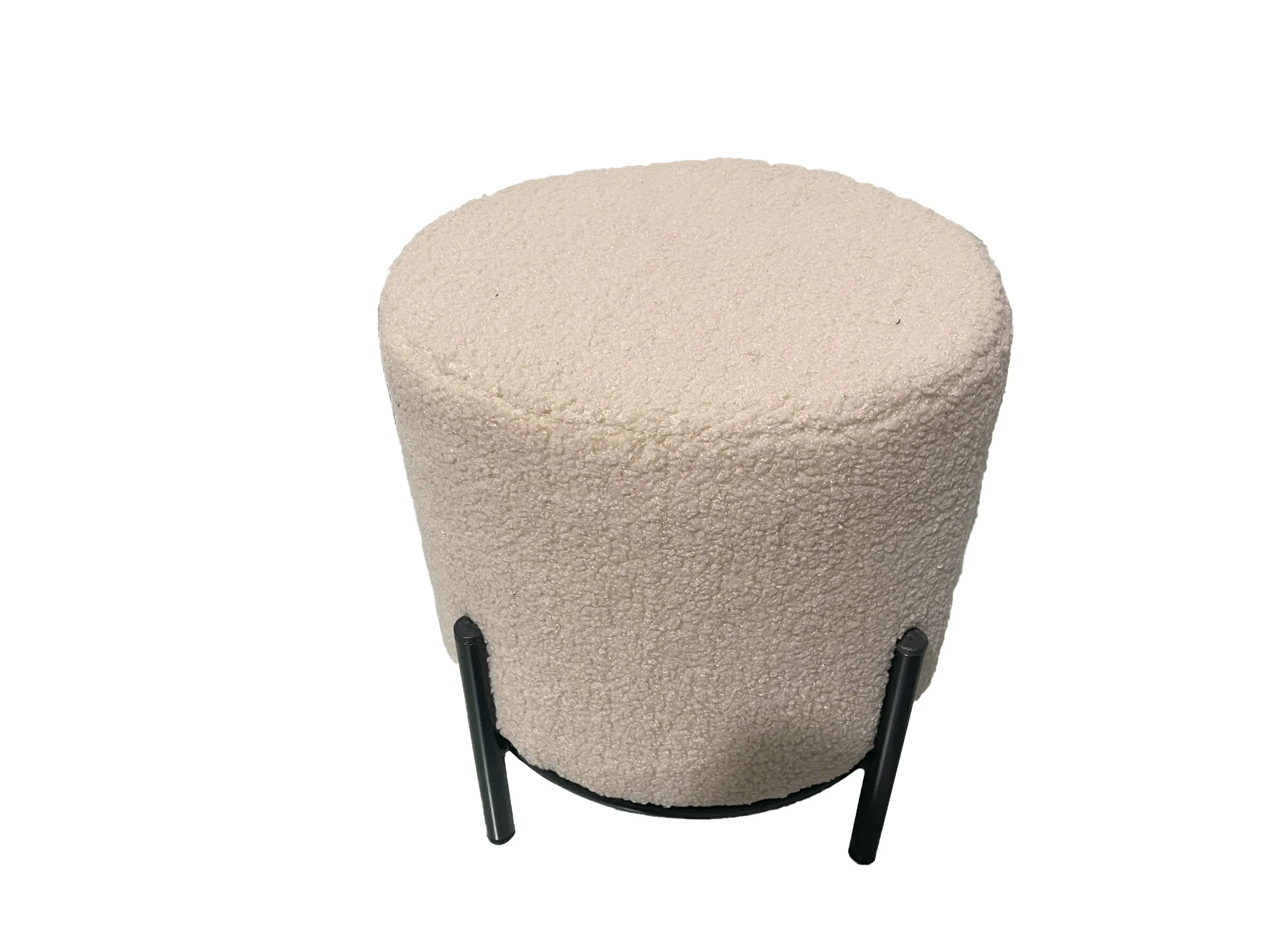 Luxurious Sherpa Pouf Ottoman for Ultimate Comfort and Style