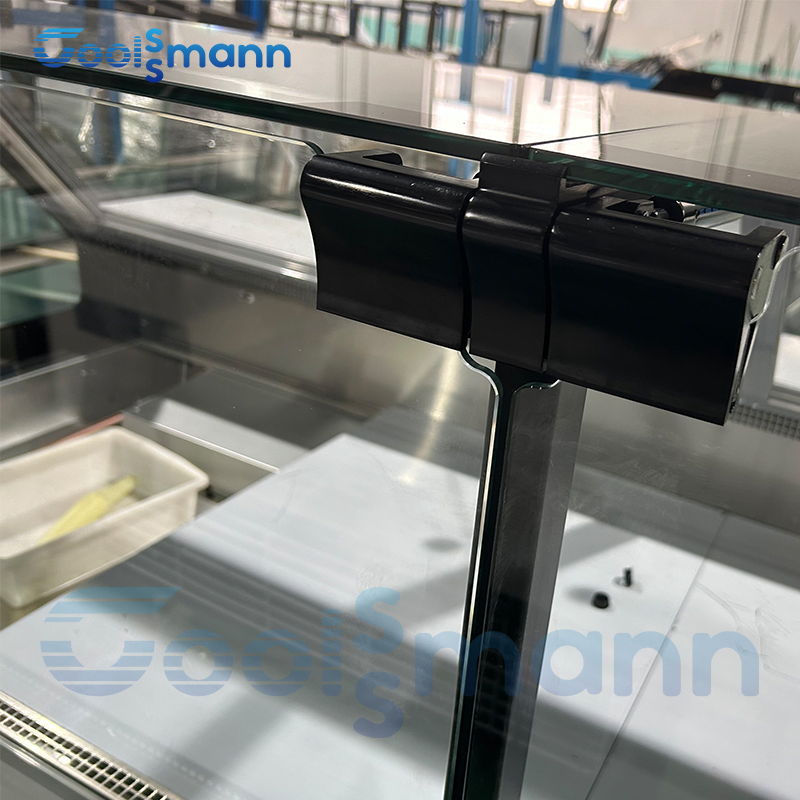 Commercial Display Refrigerator Cold Deli Showcase Commercial Meat Deli Display Freezer Cabinet for Butcher