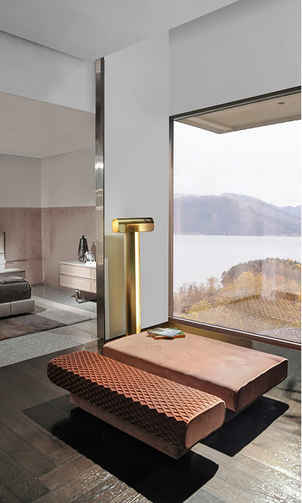 Luxury Pouf Ottoman View 1