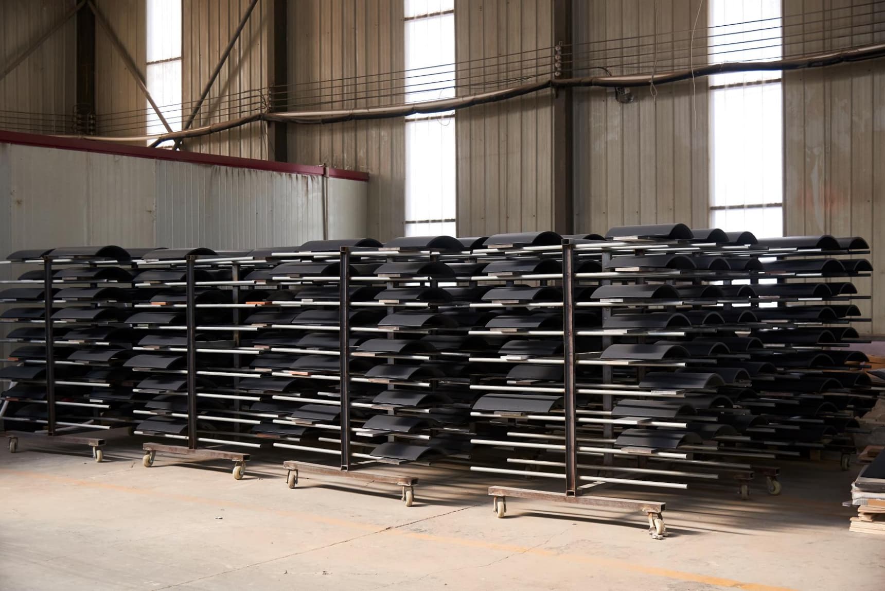 Drying process in furniture manufacturing