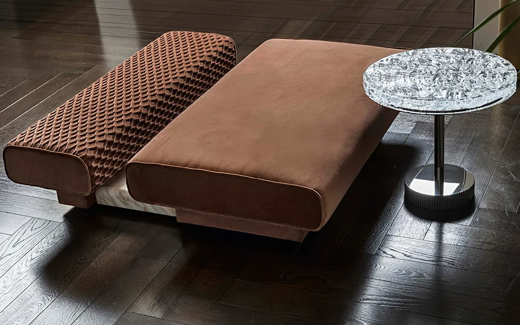 Luxury Pouf Ottoman View 2