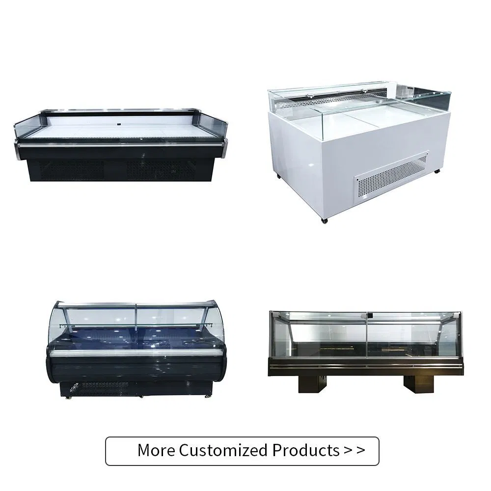 Premium Air-Cooled Fresh Meat Display Cabinet in Custom Colors