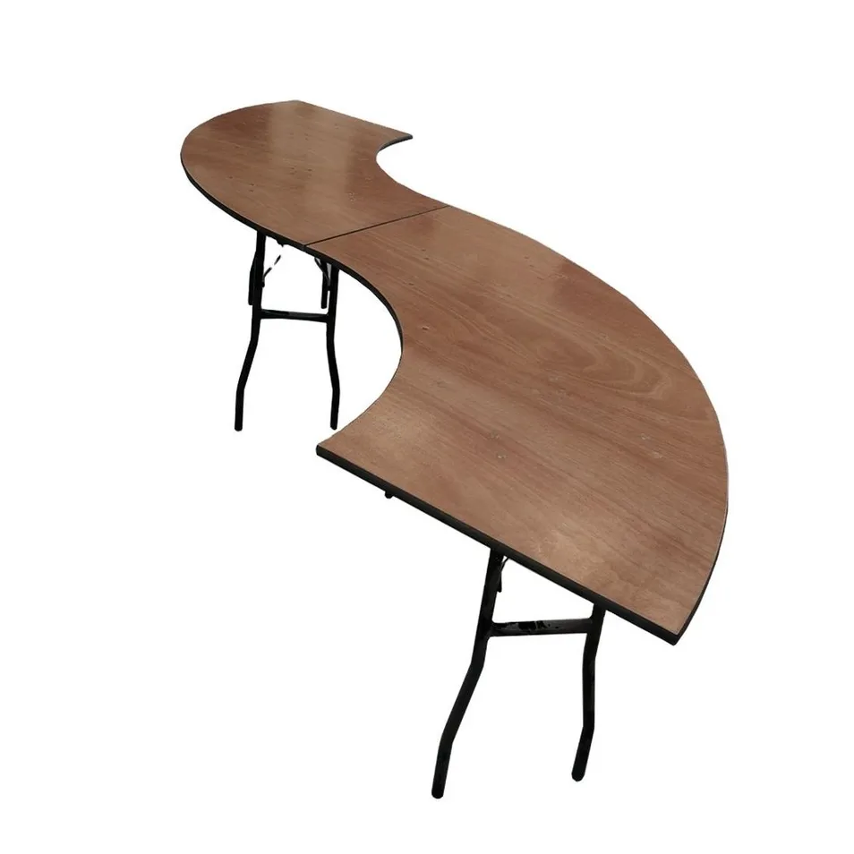 Serpentine S Shaped Table