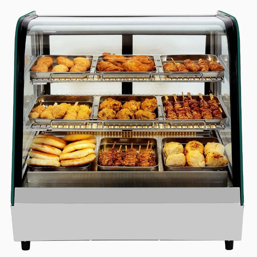 Commercial Cake Dessert Fruit Bread Cooked Food Fresh Keeping Refrigerated Display Cabinet