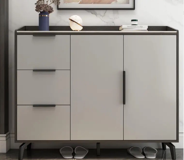 Modern Corner Buffet Table Cabinet Equipment Set Dining Table MDF Table in Living Room Furniture