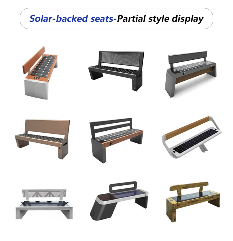 Solar Smart Park Bench 15