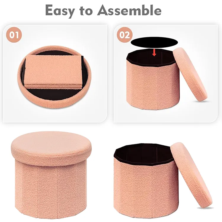 Folding Storage Footrest