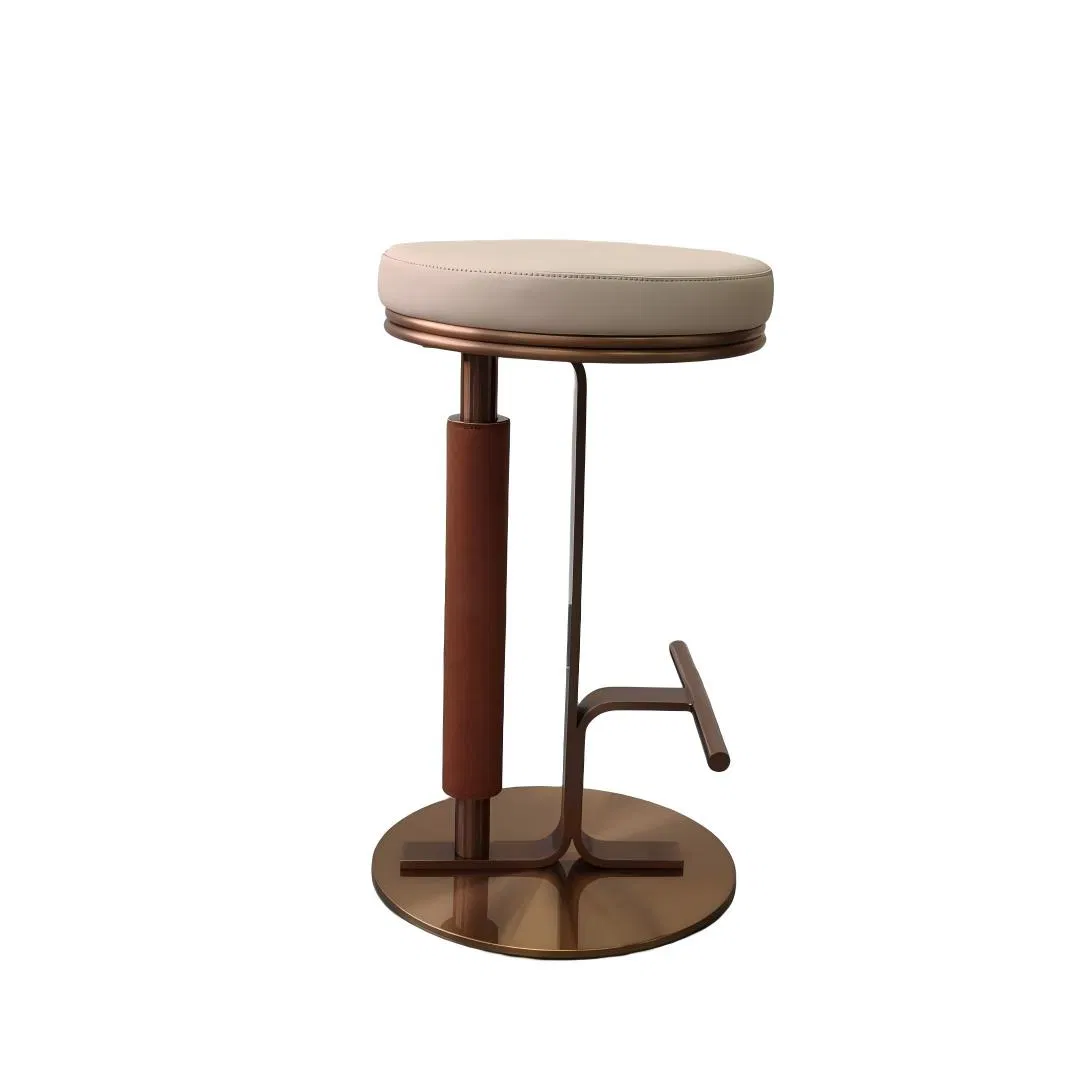 Italian Minimalist Bar Chair Bar Stool Coffee Shop High Stool