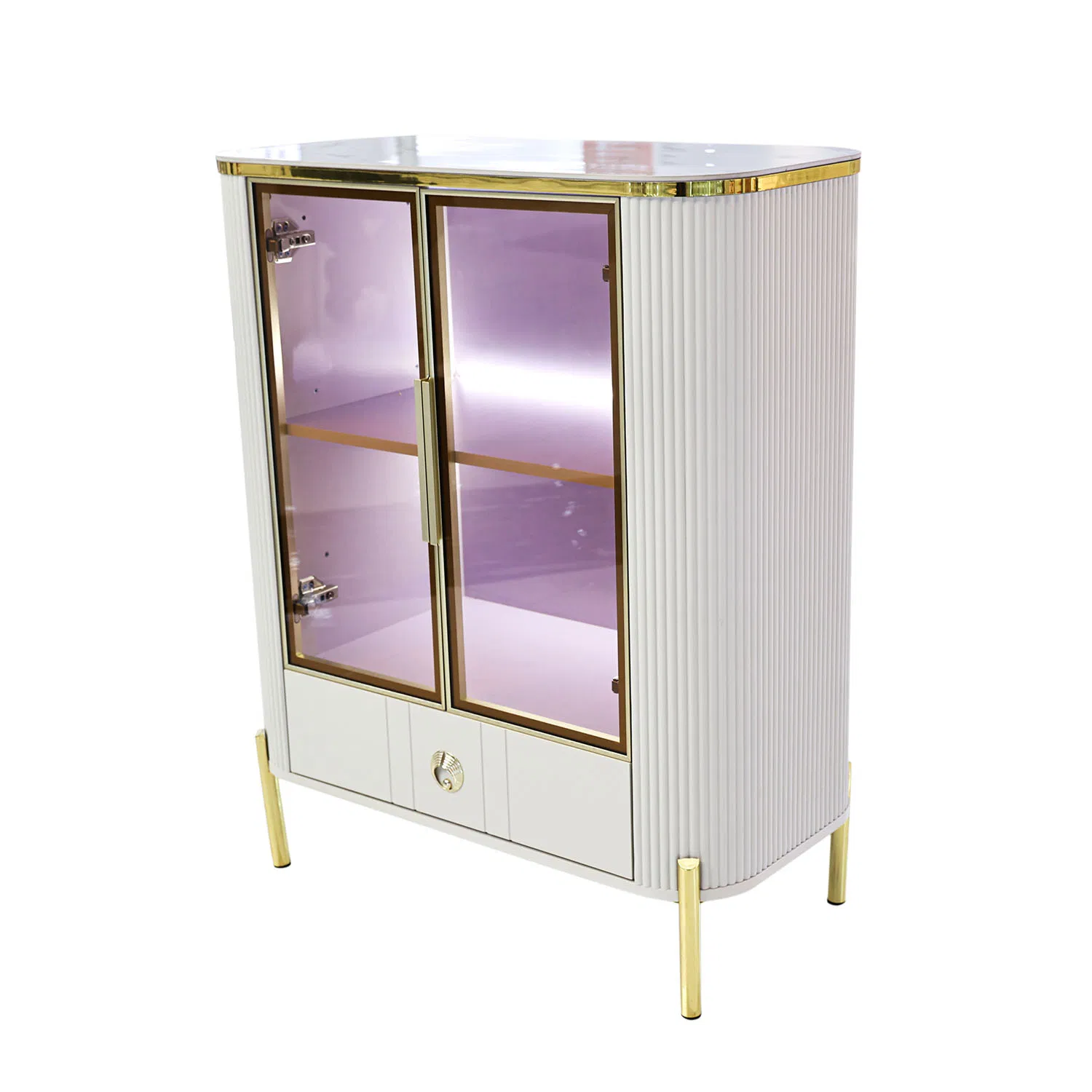 Modern Solid Wood Sideboard for Spacious Living Room Storage