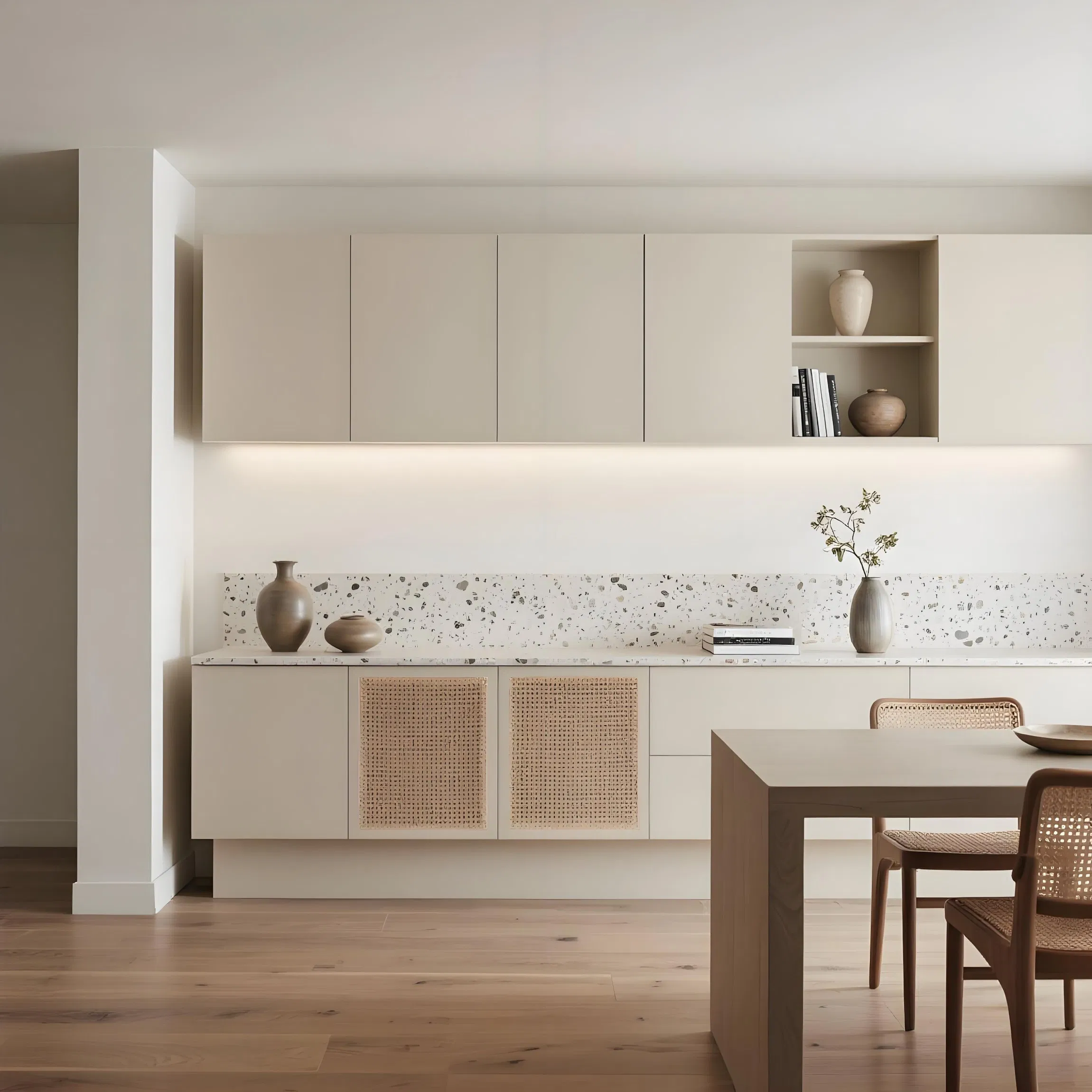 Handcrafted Solid Walnut Custom Sideboard