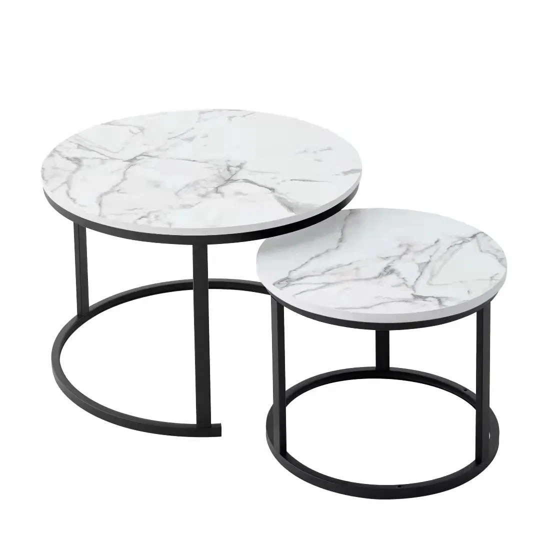 Modern Furniture Fashion Coffee Table &amp; Round Shape Durable Side Table &amp; Popular Tea Table for Home Nested Table &amp; Dining Table