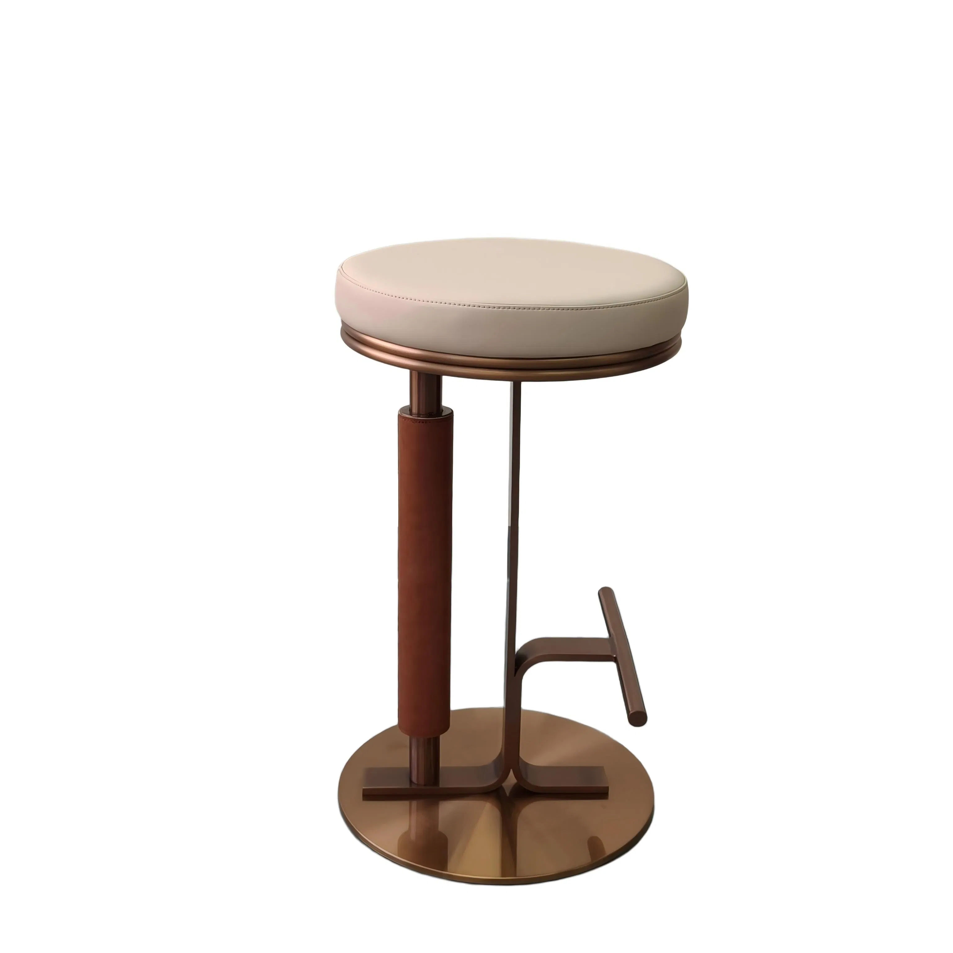 Italian Minimalist Bar Chair Bar Stool Coffee Shop High Stool