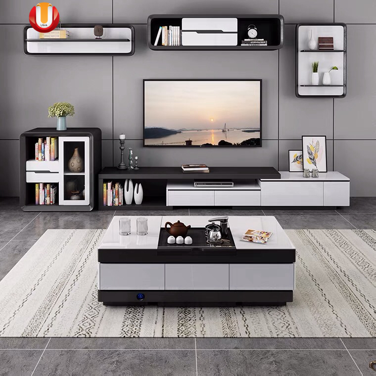 Modern Wooden Home Living Room Furniture Side Tea TV Stand Coffee Table