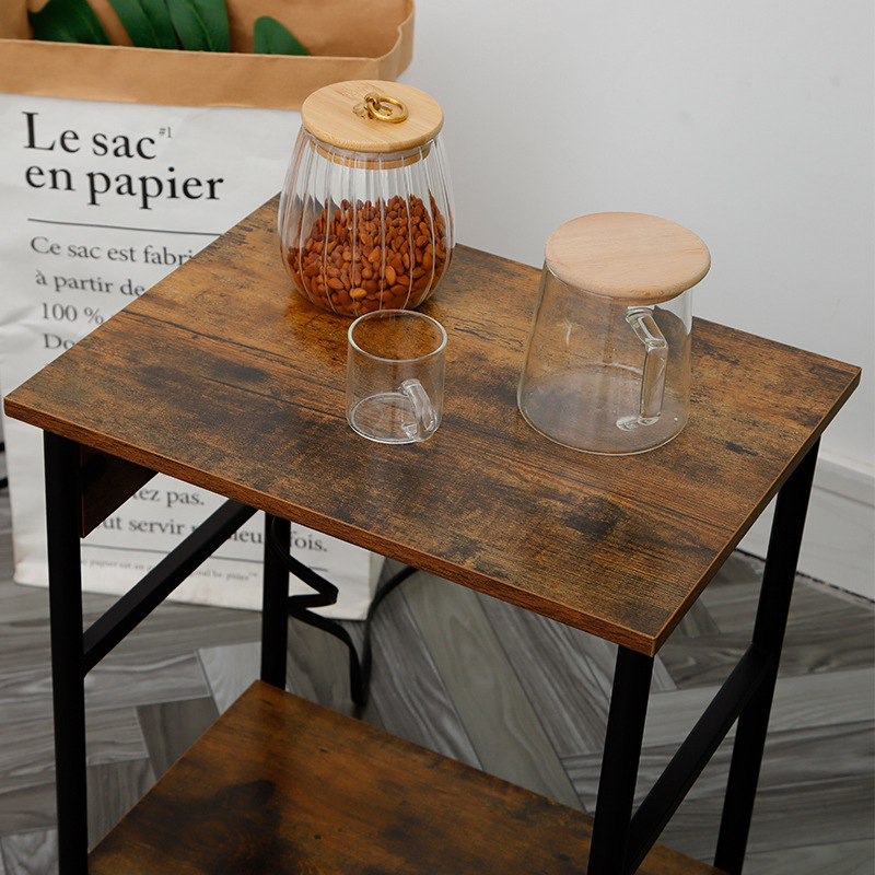 Easy Assembly Telephone Table with Shelf Side Table and Nightstand