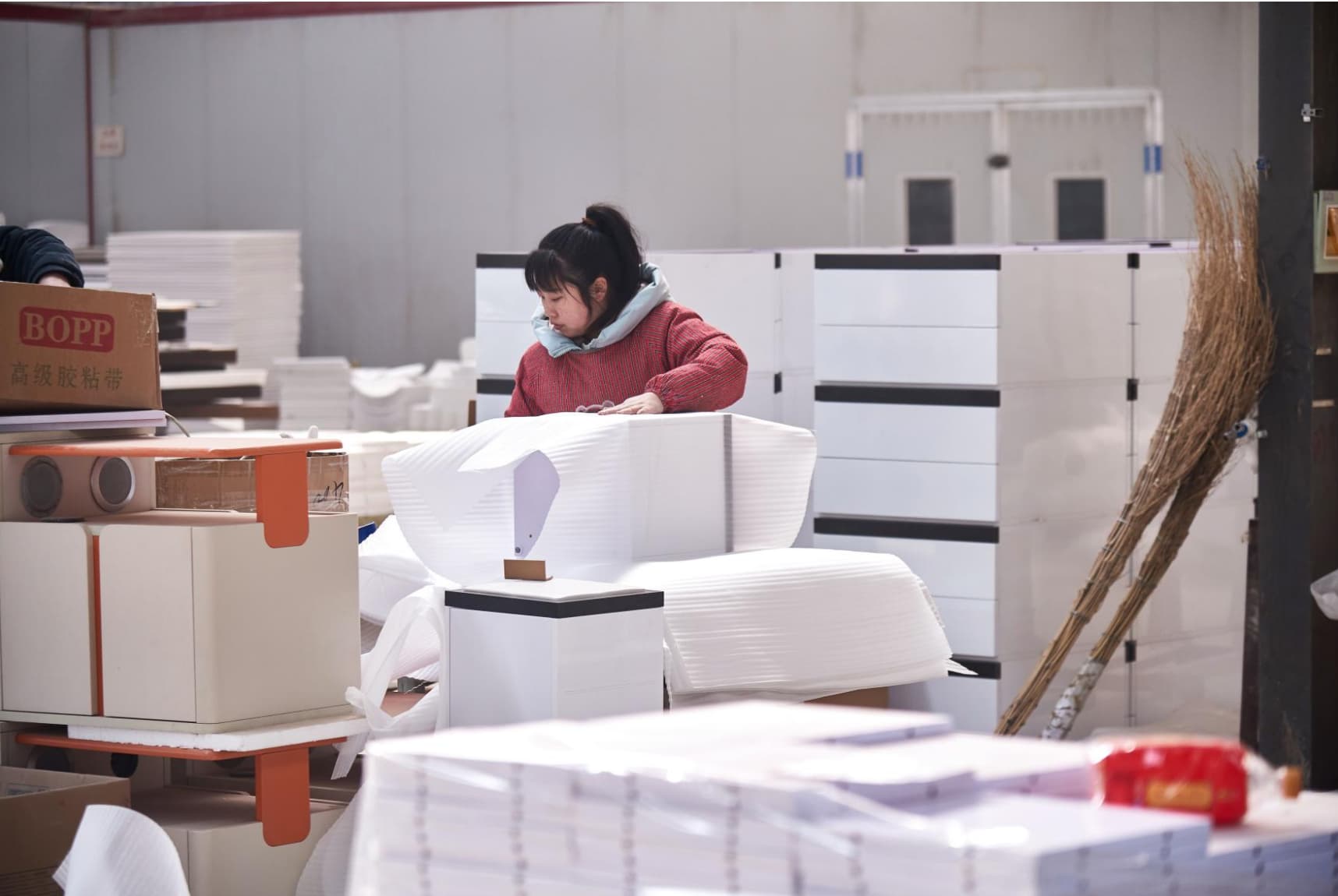 Furniture packing and packaging for export