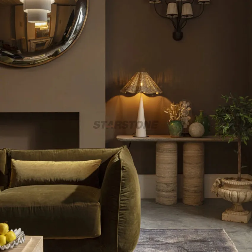 Arabescato White Marble Table