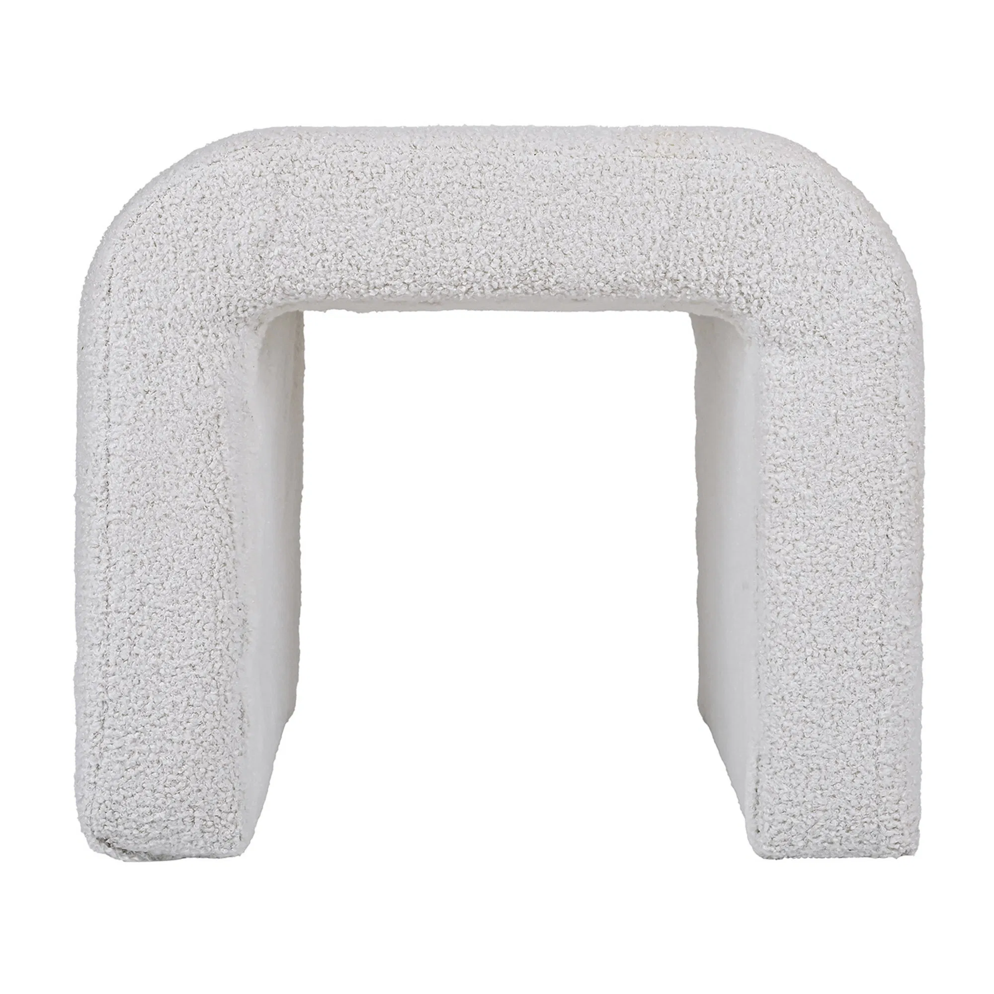 Ottoman Modern Round Footrest Fabric Ottoman for Hallway, Living Room, Bed Room Ydf25059