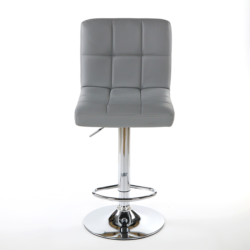 Modern Adjustable Leather Bar Stool for Stylish Interiors (ZG18-001)