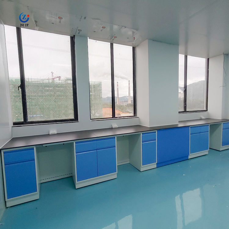 Biological Chemcial Laboratory Island Work Bench Table Furniture for Lab