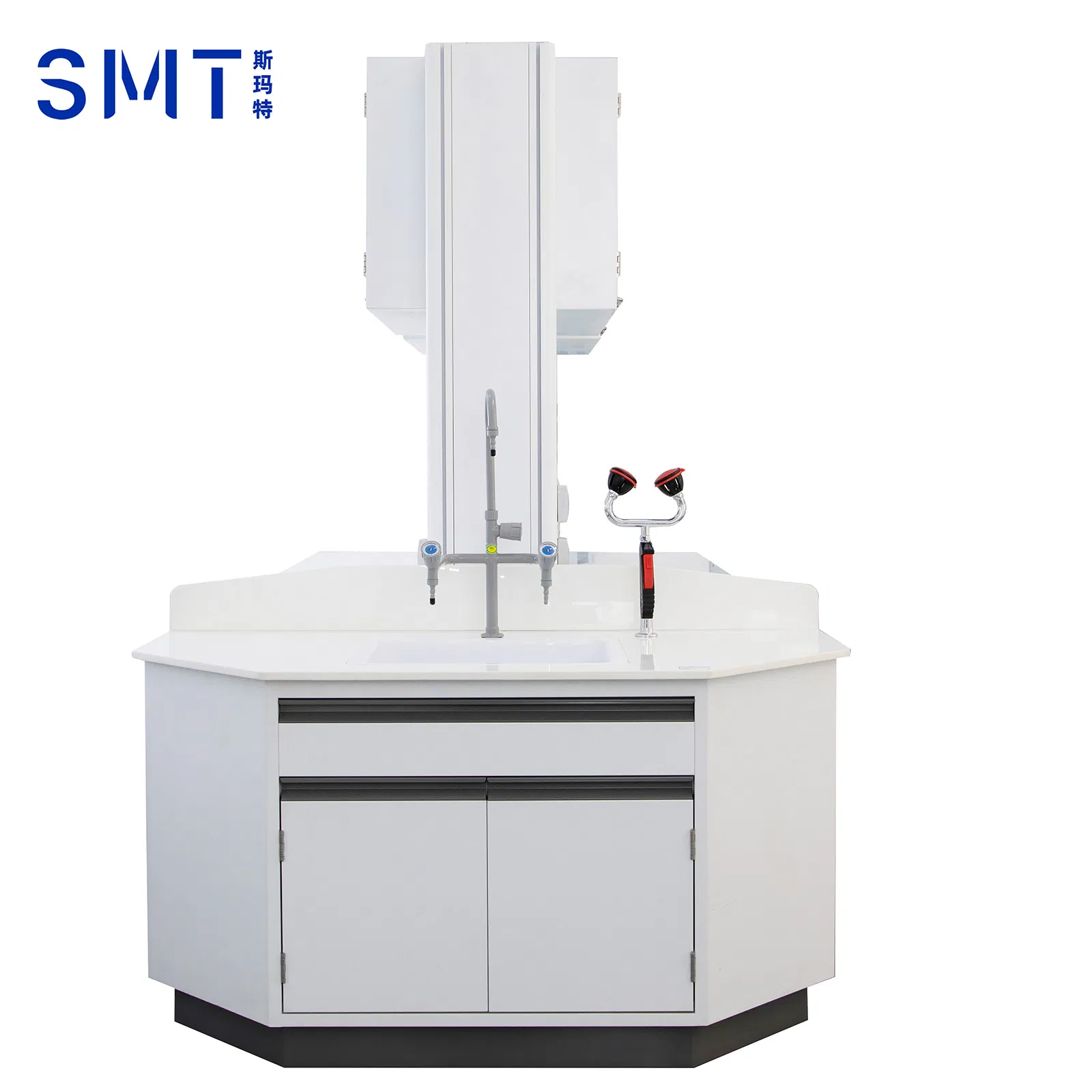 High Strength Chemical-Resistant PP Modular Mobile Customization Anti-Vibration Lab Workbench