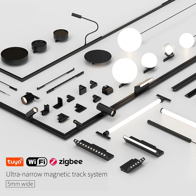 Smart Zigbee LED Track Light with Magnetic Customization Options