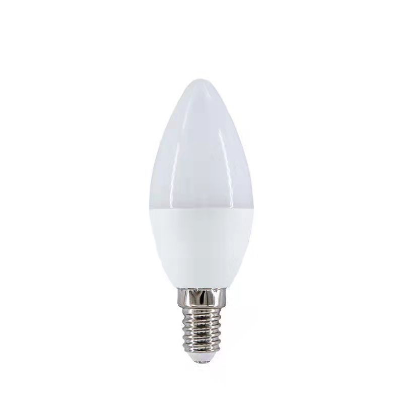 Tuya Candle Light Bulb Wi-Fi Smart Light Bulb RGB+Cw LED AC 5W