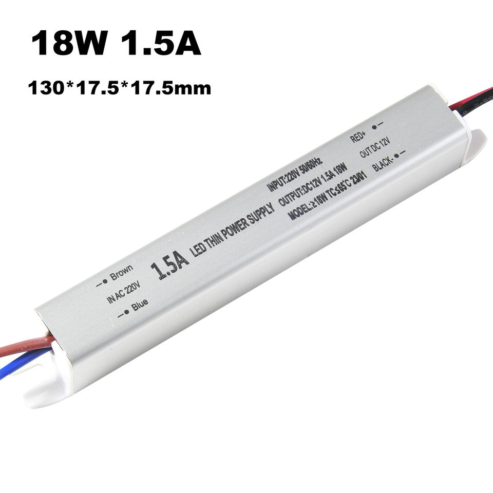 DC 12V 5A/ 24V 2.5A 60W Outdoor Waterproof IP20/IP67 Slim LED Driver Adaptor LED Strips Lighting