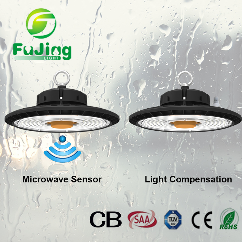 Factory Directly Supply IP65 Waterproof LED High Bay Lighting 200W 150lm/W UFO Lighting