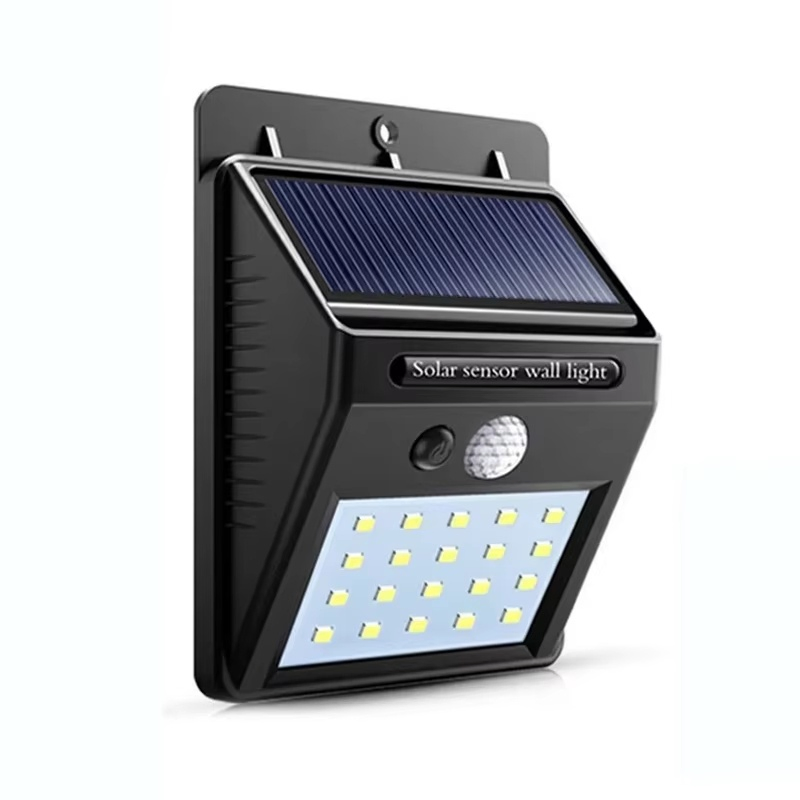 20 LED Solar Lights PIR Motion Sensor Outdoor Waterproof Wireless Security Solar Powered Outside Garden Street Wall Lamp