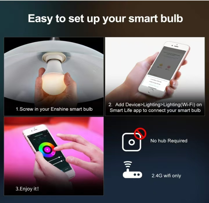 Tuya Wi-Fi Smart GU10 Spotlight 6W RGB+CCT LED with Bluetooth Smart Light