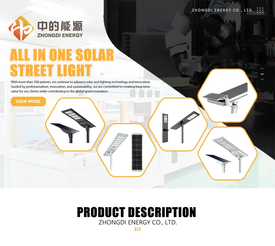 Solar Street Light Main View