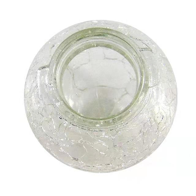 Solar Lamp LED Garden Party Hanging Crackle Glass Lanten