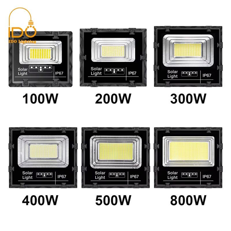 Solar Floodlight Motion Sensor, Cool White IP65 Outdoor Security Flood Light