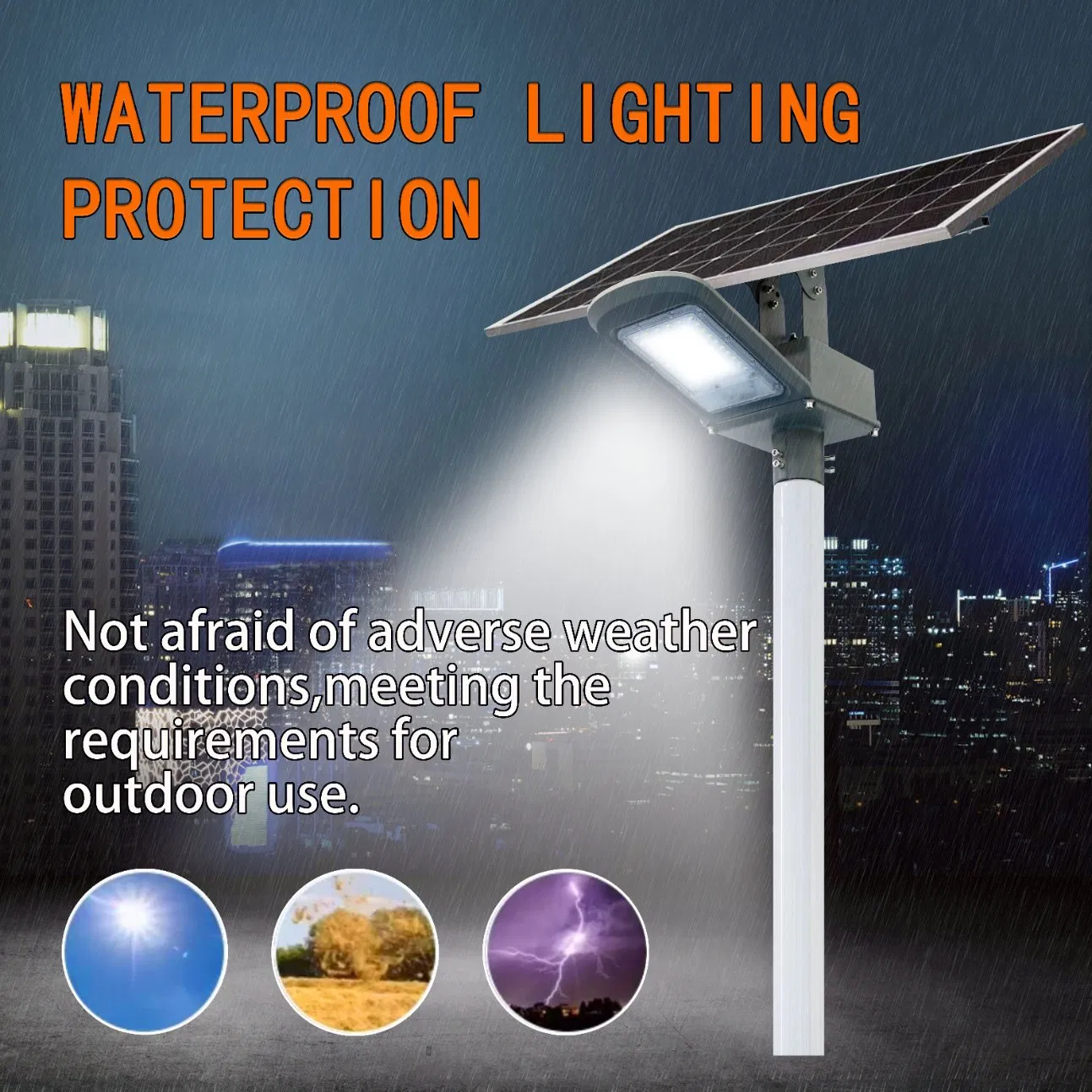 High-Efficiency Solar LED Street Lighting for Smart Cities