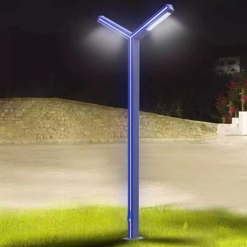 Solar LED Courtyard Light Motion Sensor Waterproof Garden Pathway Security Lamp