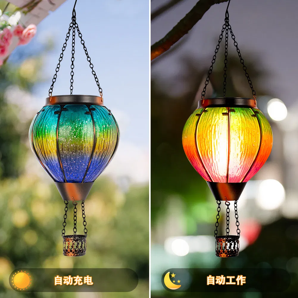 Handmade Solar LED Lights for Charming Garden and Patio Accents