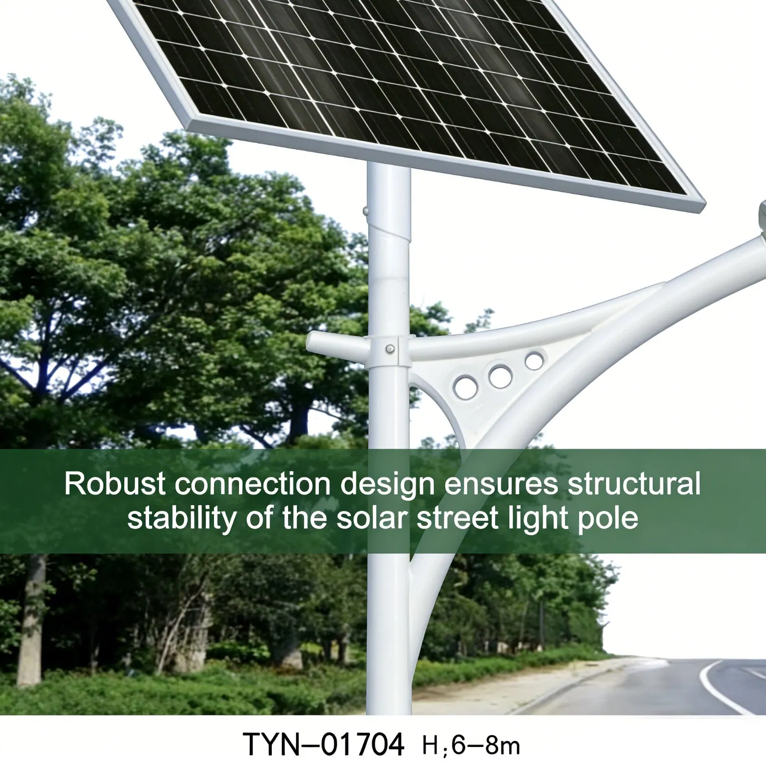Smart Solar Street Light with Motion Sensor for Enhanced Security