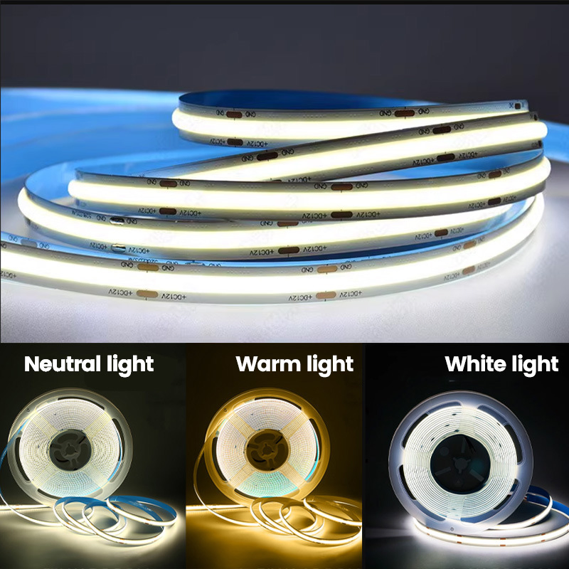 High Quality COB LED Strip Light 12V 24V for Indoor Lighting
