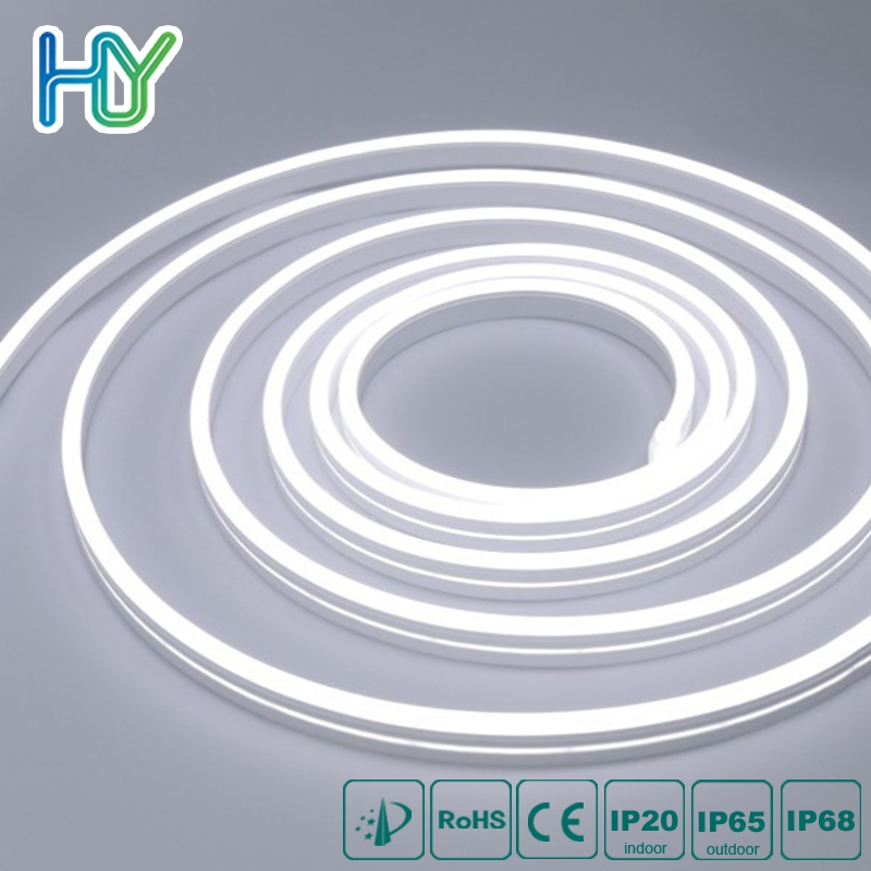 China Manufactory Side Bend SMD2835 12V 24V IP65 LED Neon Strip for Hotel Decoration Low Voltage Light for Lighting