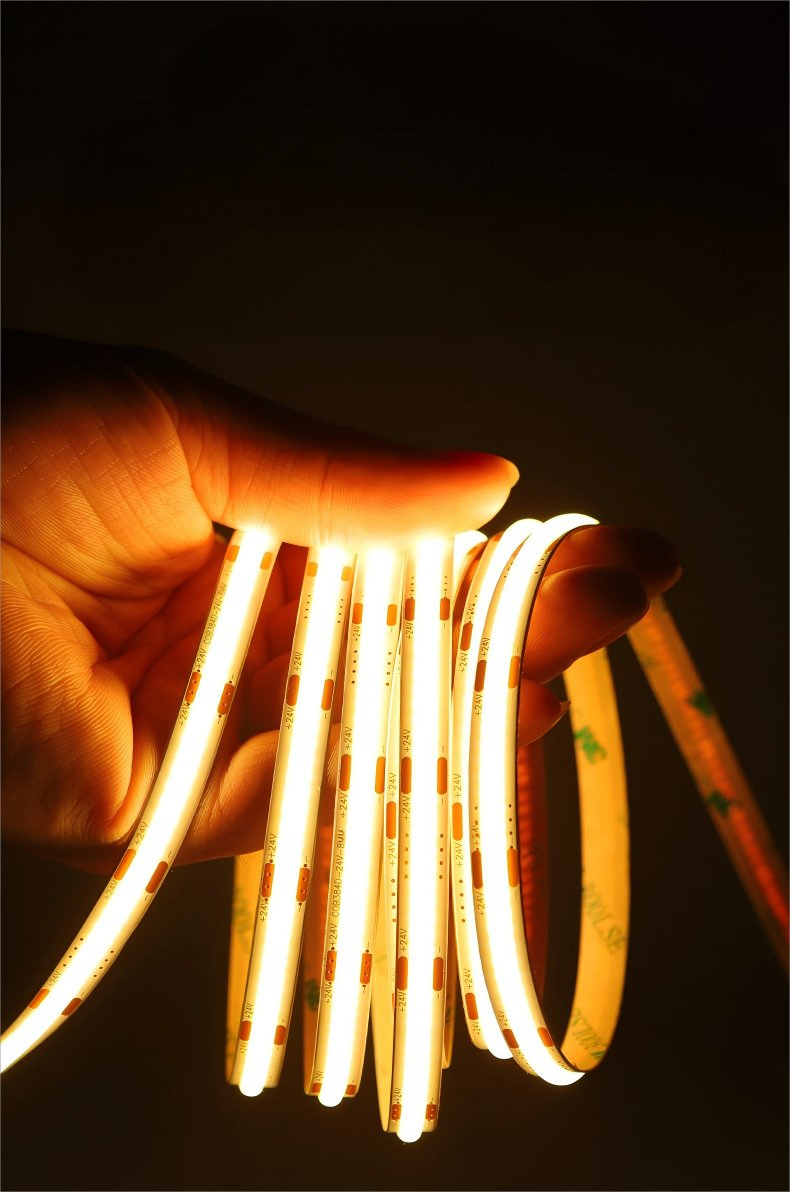 Wholesale 12V Hotel &amp; Home Decor Indoor LED Lighting Flexible Cutting Smart LED Strip Lighting